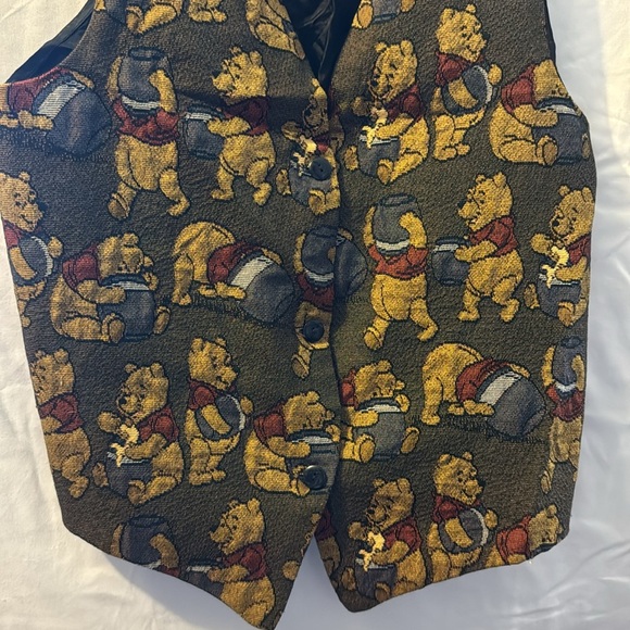 Vtg Winnie The Pooh Embroidered Vest size small - Picture 3 of 10